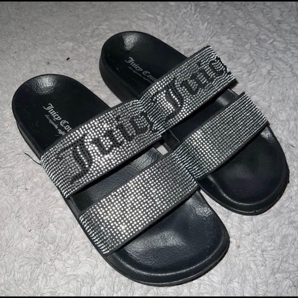 juicy couture rhinestone slides never worn - Picture 2 of 2